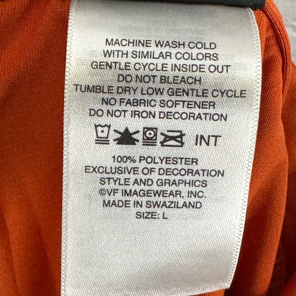 Harley-Davidson Men's Orange Polo Shirt Size‎ Large Pre-Owned - Picture 5 of 9